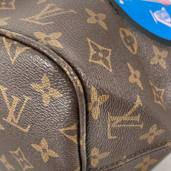 LOUIS VUITTON M42844 My Monogram World Tour Neverfull MM Tote Bag Shoulder Bag - Picture 5 of 16